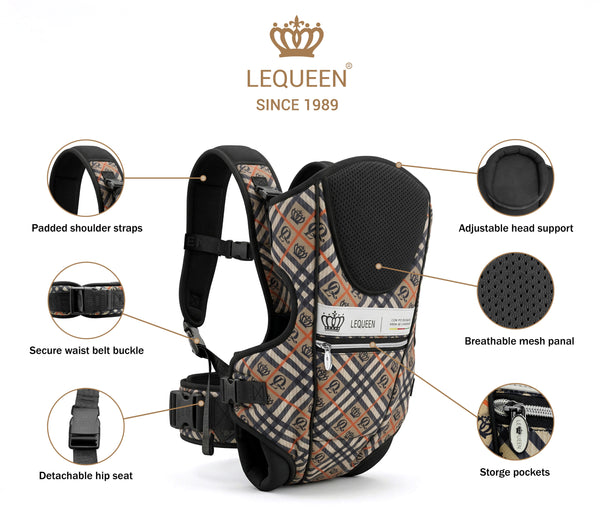 LEQUEEN Baby Carrier Stylish Carohat