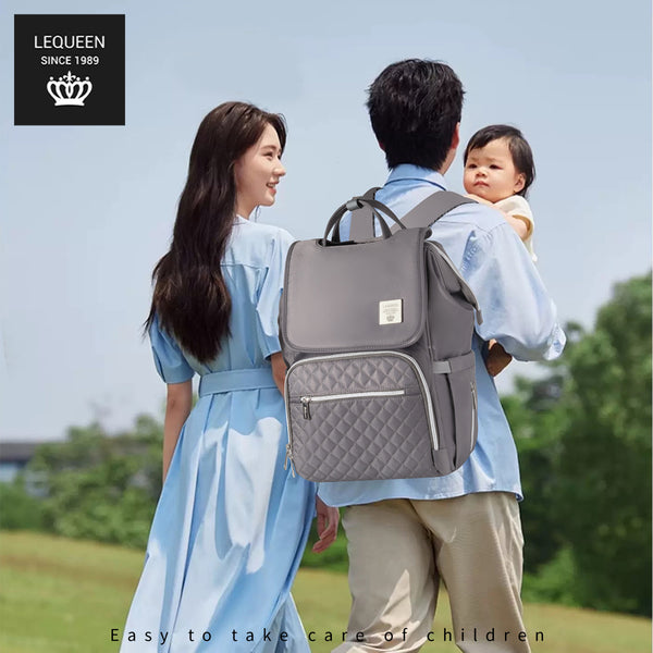 Lequeen Diamond 7TH Edition Waterproof Original mommy bag - الجيل السابع الدايموند من ليكوين