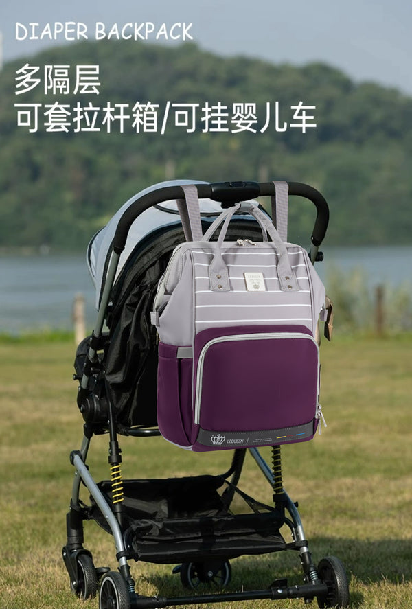 Lequeen Diamond 7TH Edition Waterproof Original mommy bag - الجيل السابع الدايموند من ليكوين