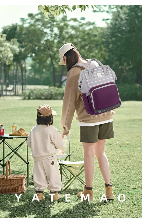 Lequeen Diamond 7TH Edition Waterproof Original mommy bag - الجيل السابع الدايموند من ليكوين