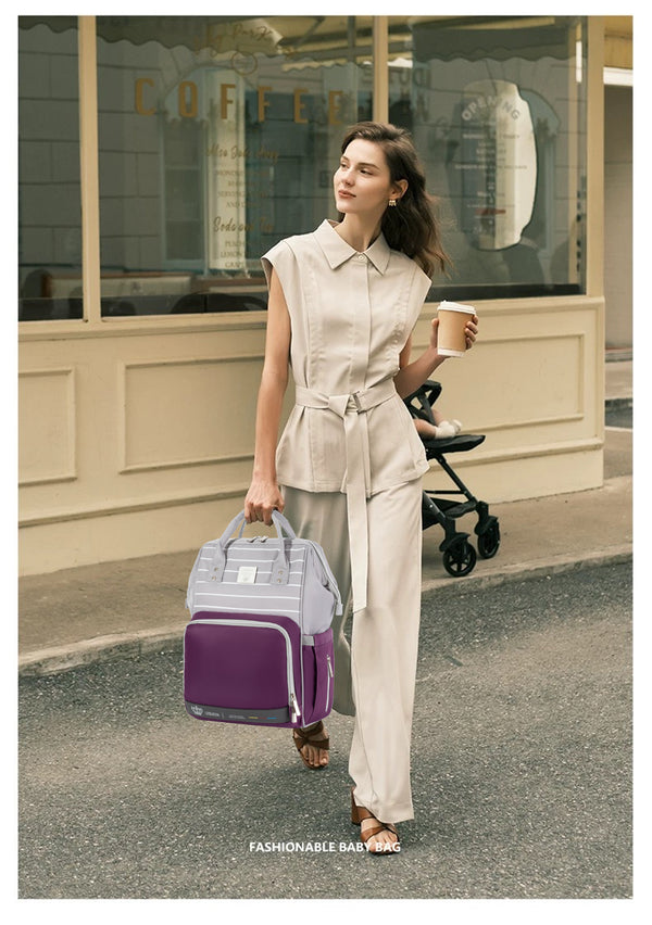 Lequeen Diamond 7TH Edition Waterproof Original mommy bag - الجيل السابع الدايموند من ليكوين