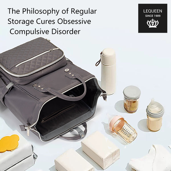 Lequeen Diamond 7TH Edition Waterproof Original mommy bag - الجيل السابع الدايموند من ليكوين