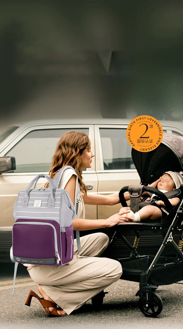 Lequeen Diamond 7TH Edition Waterproof Original mommy bag - الجيل السابع الدايموند من ليكوين