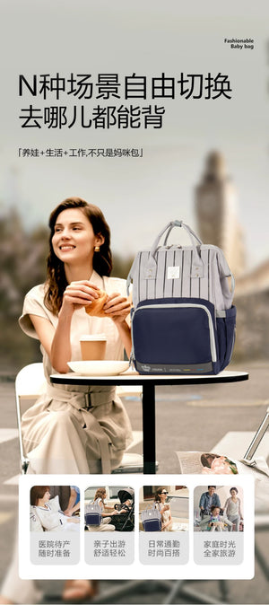 Lequeen Diamond 7TH Edition Waterproof Original mommy bag - الجيل السابع الدايموند من ليكوين