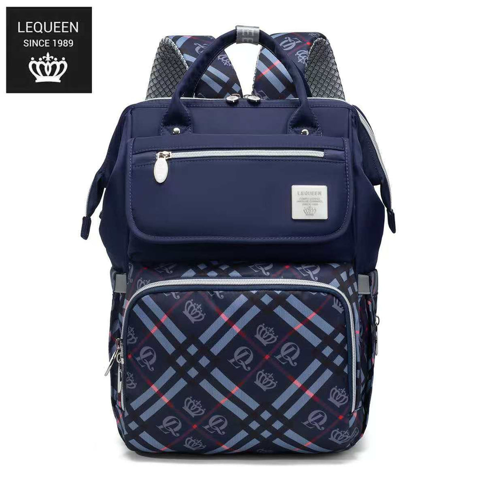 Lequeen 8th Generation New Cover Caro Blue ليكوين الجيل الثامن جديد بغطاء كاروهات ازرق