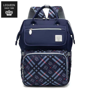 Lequeen 8th Generation New Cover Caro Blue ليكوين الجيل الثامن جديد بغطاء كاروهات ازرق