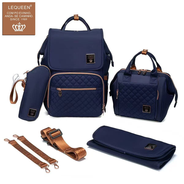 Lequeen 8th Generation New Cover Blue Gold Set مجموعه ليكوين الجيل الثامن جديد بغطاء ازرق - ذهبي