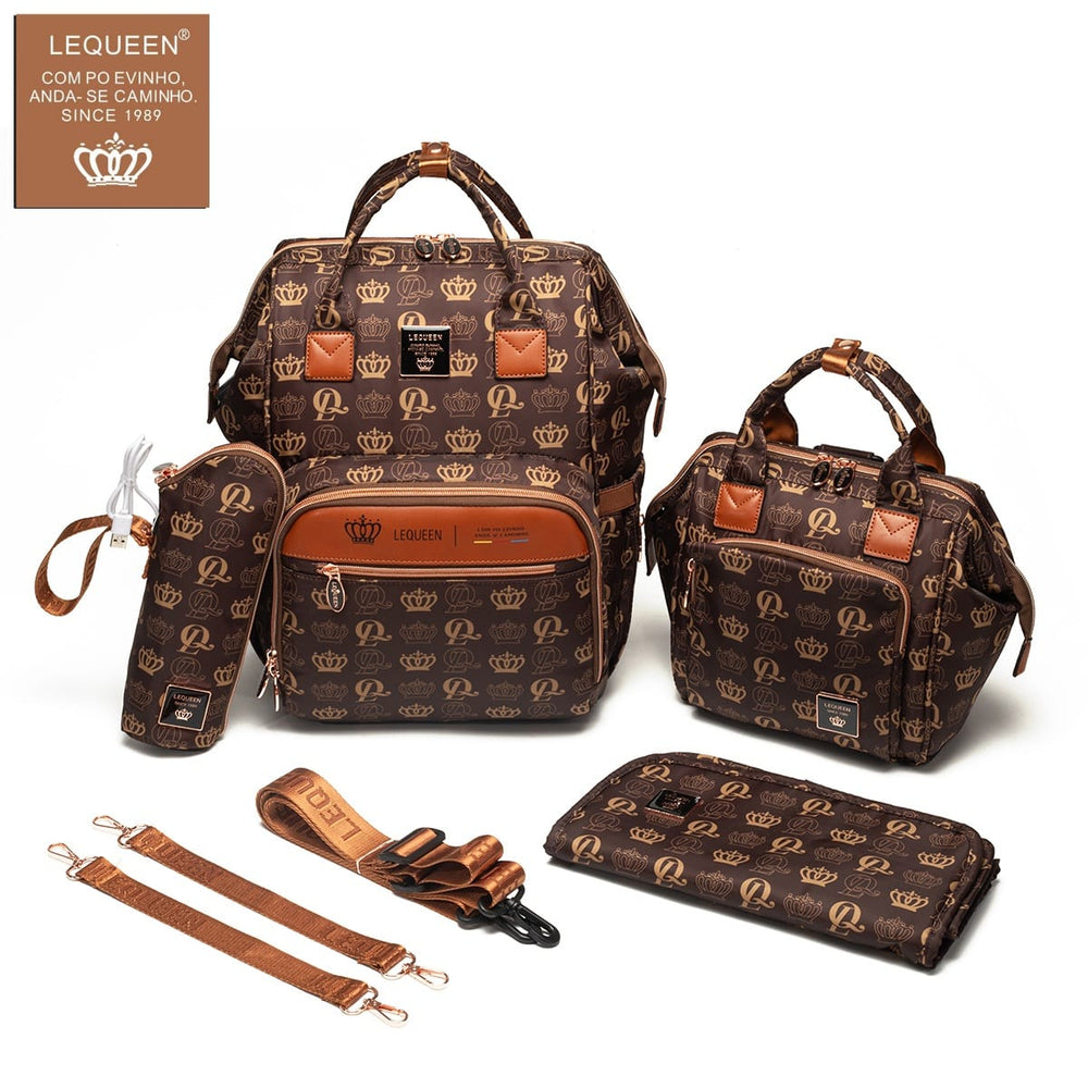 Lequeen 8th Generation New Brown Gold Set مجموعه ليكوين الجيل الثامن جديد بغطاء بني - ذهبي