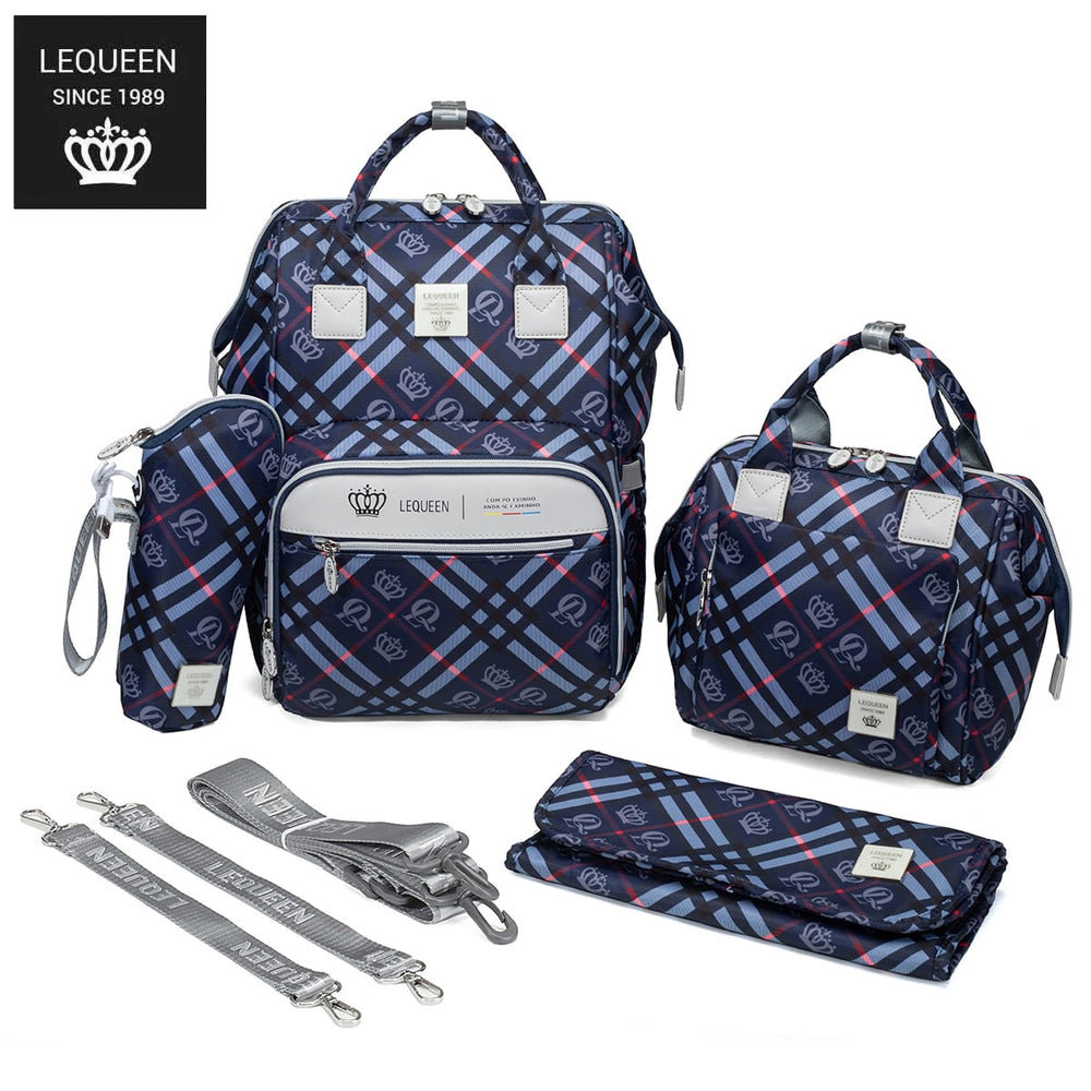 Lequeen 8th Generation New Carohat Blue Set مجموعه ليكوين الجيل الثامن جديد كاروهات ازرق