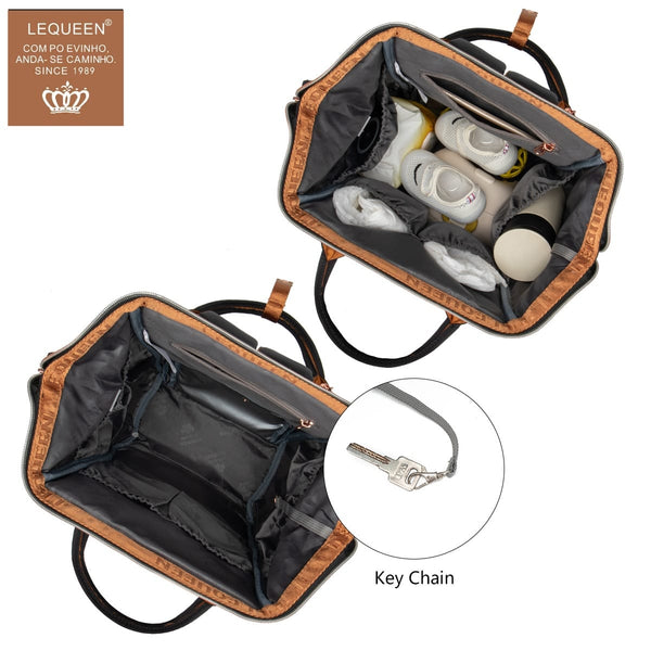 Lequeen 8th Generation New Cover Grey Gold ليكوين الجيل الثامن جديد بغطاء رصاصي - ذهبي