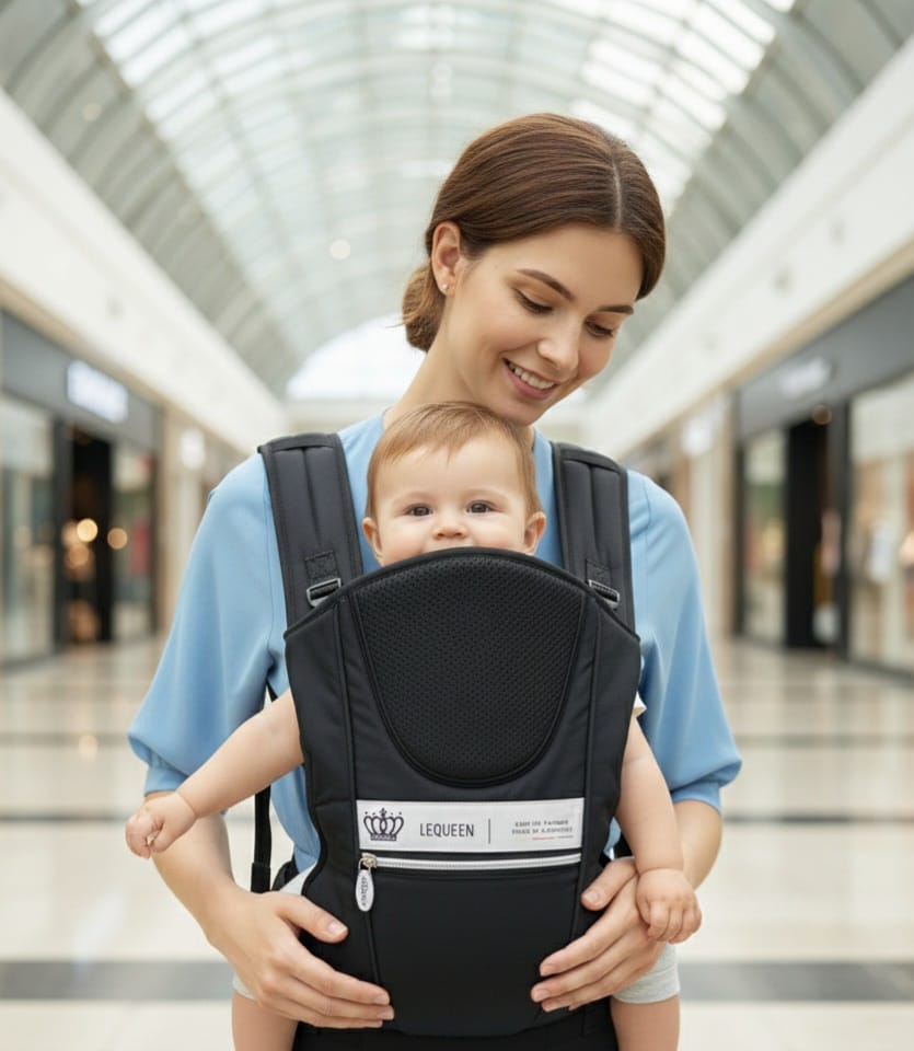 LEQUEEN Baby Carrier Black