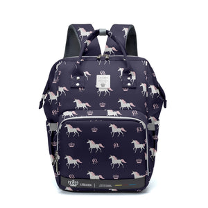 Lequeen Diamond 7TH Edition Soft Waterproof Original mommy bag - الجيل السابع الدايموند من ليكوين يونيكون جديد كحلي