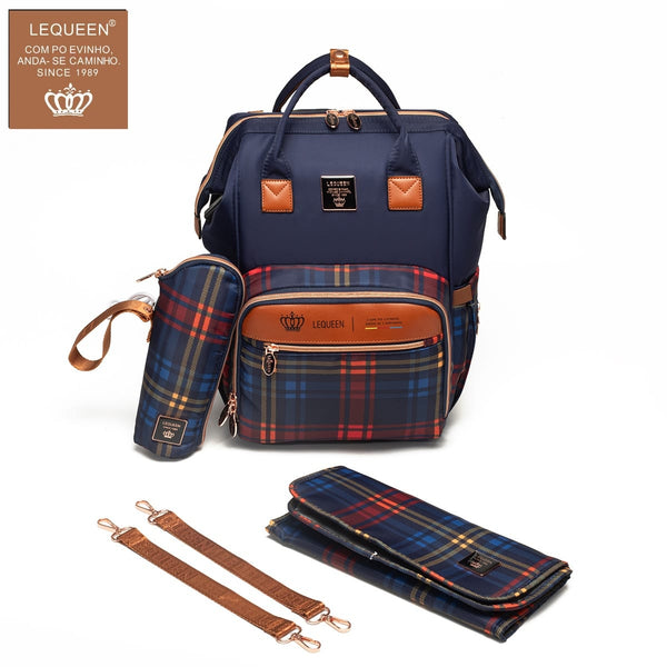 Lequeen 8th Generation New Blue Carohat Gold ليكوين الجيل الثامن جديد كاروهات ازرق - ذهبي