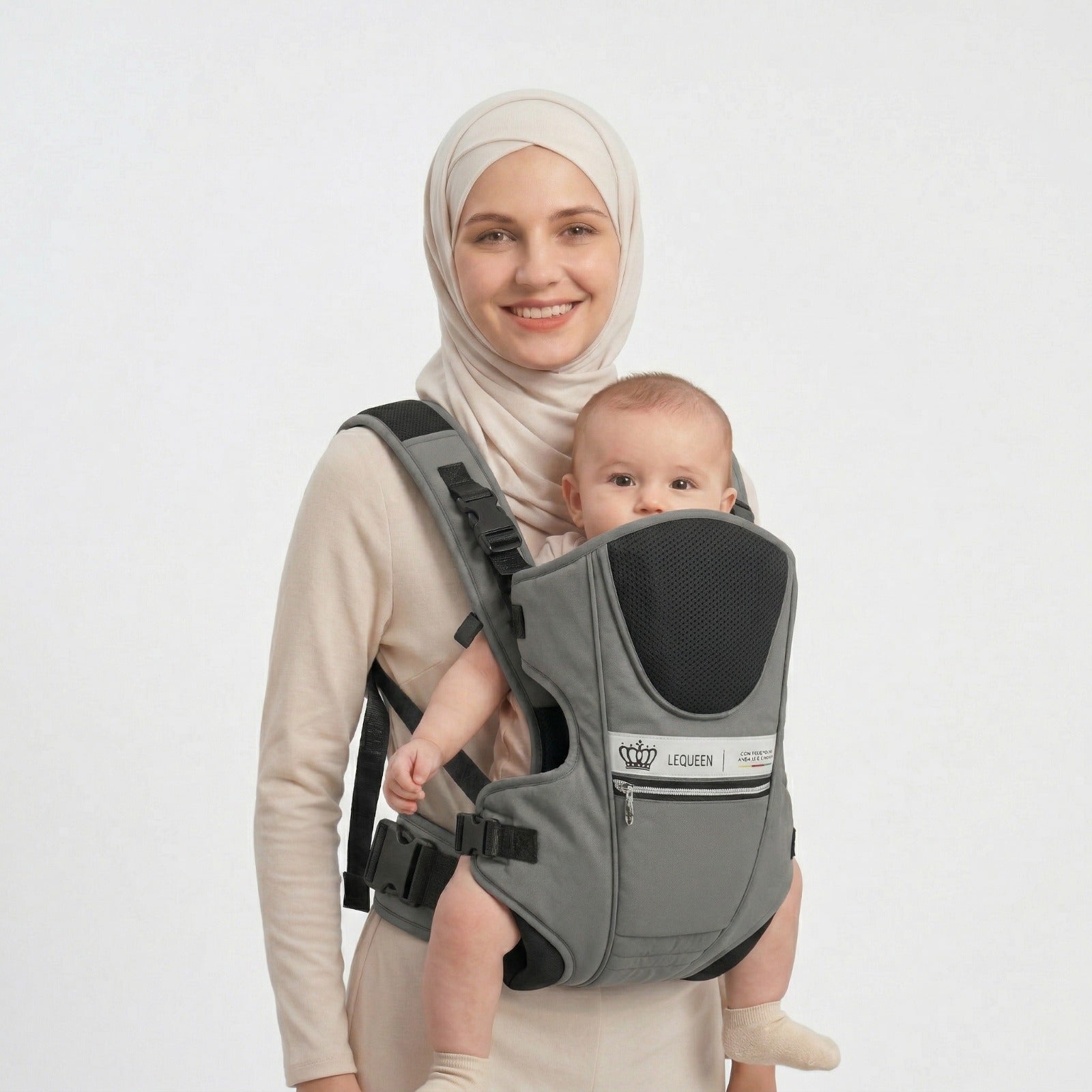 LEQUEEN Baby Carrier Grey