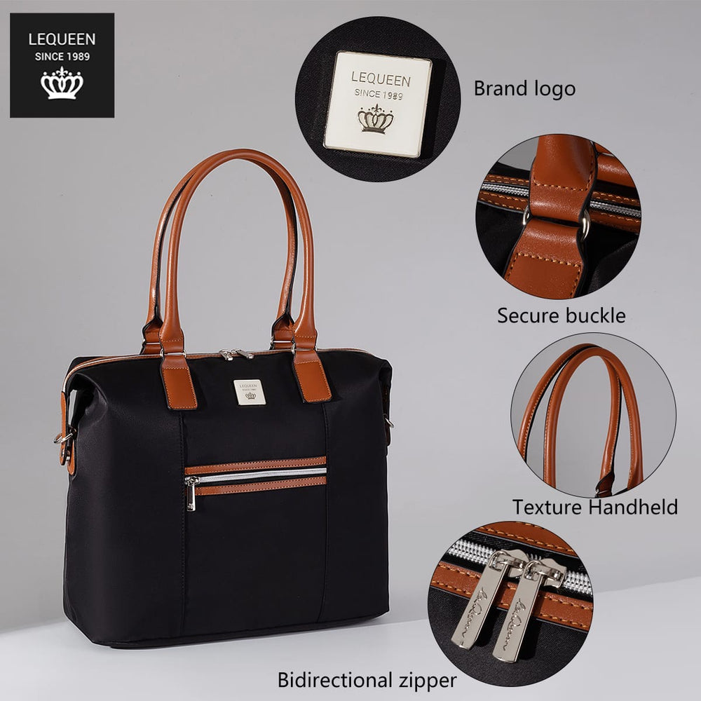 Lequeen Diamond 7TH Edition Waterproof Original mommy bag – الجيل السابع الدايموند شولدر كحلي من ليكوين