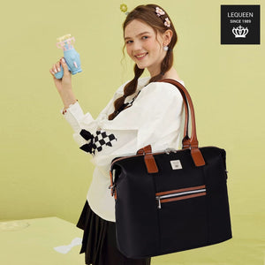 Lequeen Diamond 7TH Edition Waterproof Original mommy bag – الجيل السابع الدايموند شولدر اسود من ليكوين