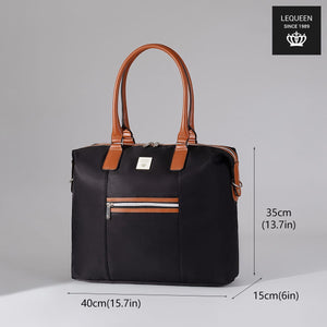 Lequeen Diamond 7TH Edition Waterproof Original mommy bag – الجيل السابع الدايموند شولدر اسود من ليكوين