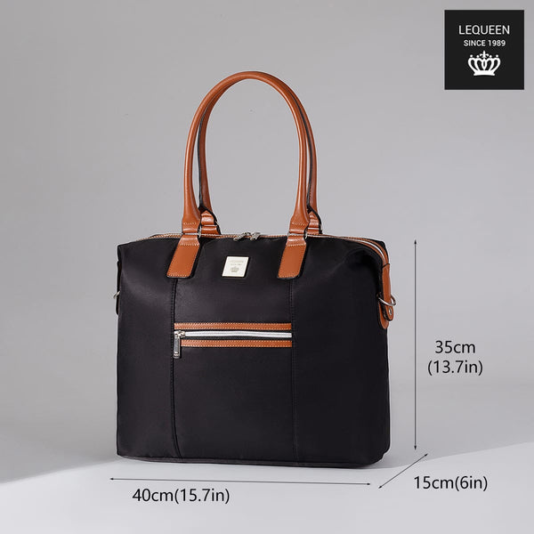 Lequeen Diamond 7TH Edition Waterproof Original mommy bag – الجيل السابع الدايموند شولدر اسود من ليكوين