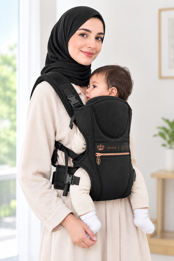 LEQUEEN Baby Carrier Black Gold