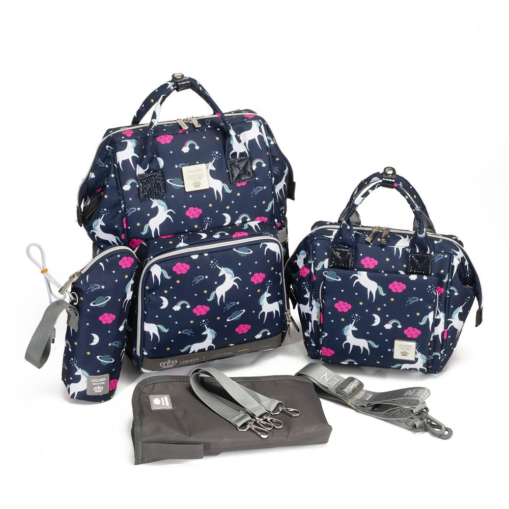 Lequeen Diamond 7TH Edition Soft Waterproof Original mommy bag - الجيل السابع الدايموند من ليكوين