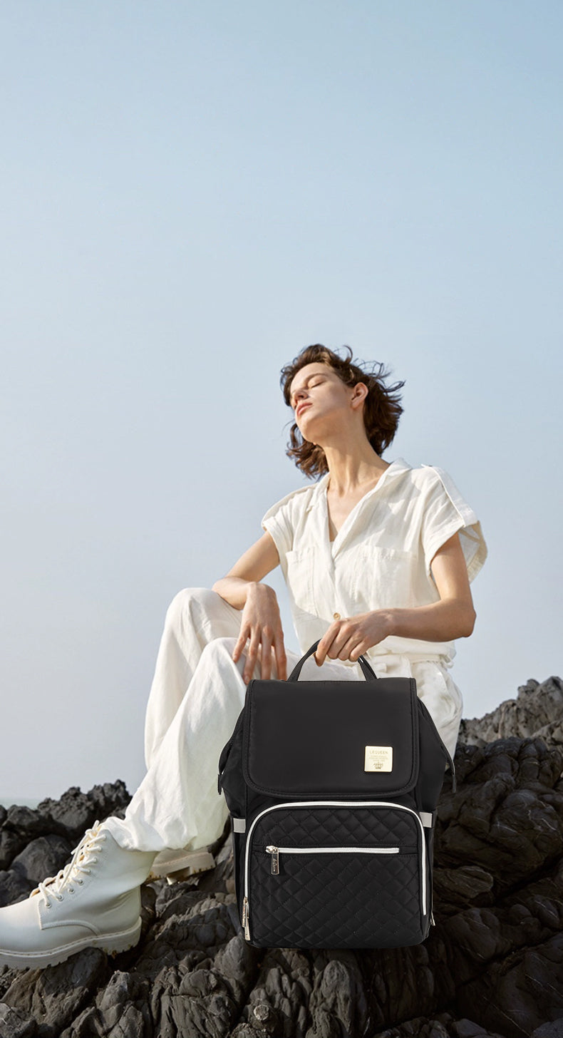 Lequeen Diamond 7TH Edition Waterproof Original mommy bag - الجيل السابع الدايموند من ليكوين